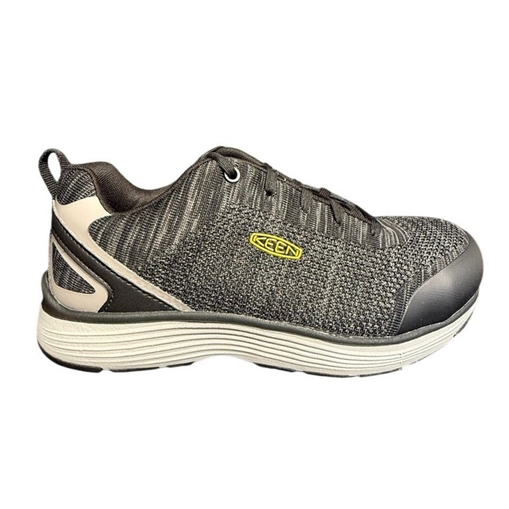 Keen Utility Work Shoes Sparta Mens 10.5 Wide Aluminum Toe Work Shoes Black